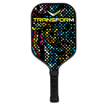 Transform Raptr Picklebal Paddel – Carbon Fibre Face, Control Pro Core, and SpinForce Textur for Power and Controll.