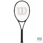Wilson Pro Staff 97L V14 tennis rackett (unstrung) displayed, highlighting its sleek design and lightweight build for precise shots, available at ProBadminton.in.