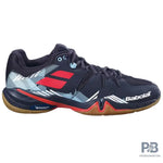 Babolat Men's Shadow Spirit Badminton Shoes- Black/Tomato Red - Probadminton