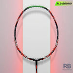 Maxbolt X-19 Badminton Racket - Red - Probadminton
