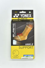 Yonex SRG 711 Ankel Support Beige - Orthopeadic Elastic Ancle Brace for Sports Injury Releif in India | Best Ankle Suport for Badminton, Running & Gym