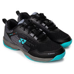 Yonex Velo 100 i Badminton Shoes ( Black / Vivid sky)