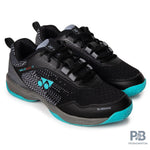 Yonex Velo 100 i Badminton Shoes ( Black / Vivid sky) - Probadminton