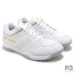 YONEX POWER CUSHION STRIDER FLOW WIDE Badminton Shoe (WHITE/GOLD) - Probadminton