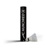 The Hundred F8 badmintion feather shuttlecock speed 76 pack