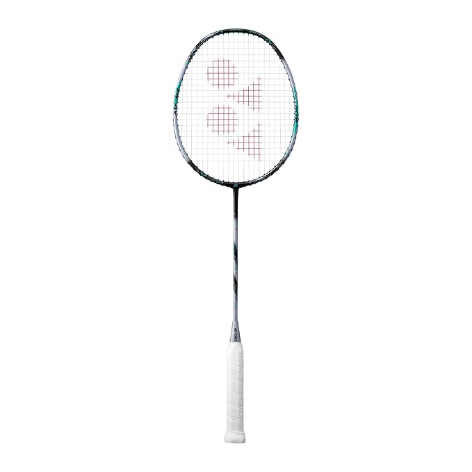 Yonex Astrox 88D Tour badminton racquet in black and silver, highlighting its stiff frame for powerful smashes.