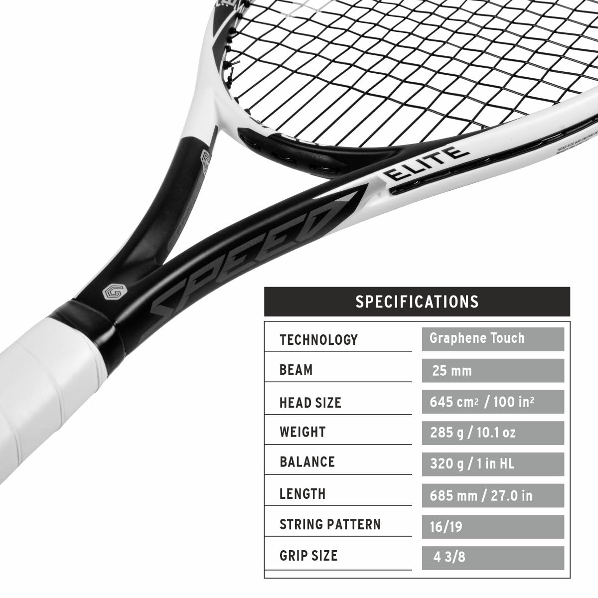 head graphene toch speed elite tenis raket for beginners