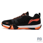 Li-Ning Saga Lite 6 Badminton Shoes (Black/Orange) - Probadminton