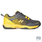 Yonex Velo 100 i Badminton Shoes (Steel Grey/ Honey Mustard) - Probadminton