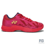 Yonex Blaze 3 Badminton Shoes | Red/Dark Pink/Gold - Probadminton