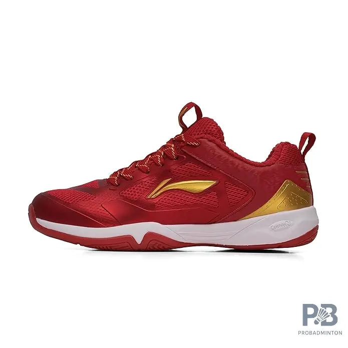 LI-NING Energy 10 Badminton Shoes Red Gold – Probadminton