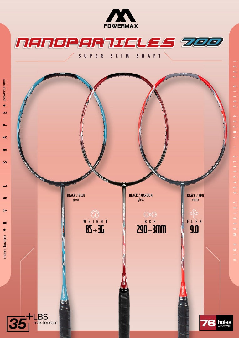 Powr Max Nanopartikles Rakkit Fram – Guted Badmitton Racket India