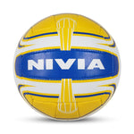 Nivia Super Synthetic Volleyball Size 4 – 18 Panel Hand Sewn Rubber Volleyball for Indoor & Outdoor Play