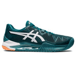 Asics GEL-RESOLUTION 8 Tennis Shoes (Velvet Pine / White)