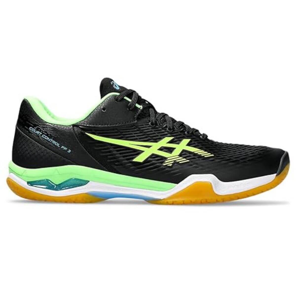 Asics COURT CONTROL FF 3 PARIS Shoes ( BLACK/LIME BURST)