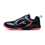Hundred court Star Pro Badminton Shoes black/sea blue/orange