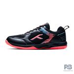 Hundred court Star Pro Badminton Shoes black/sea blue/orange - Probadminton