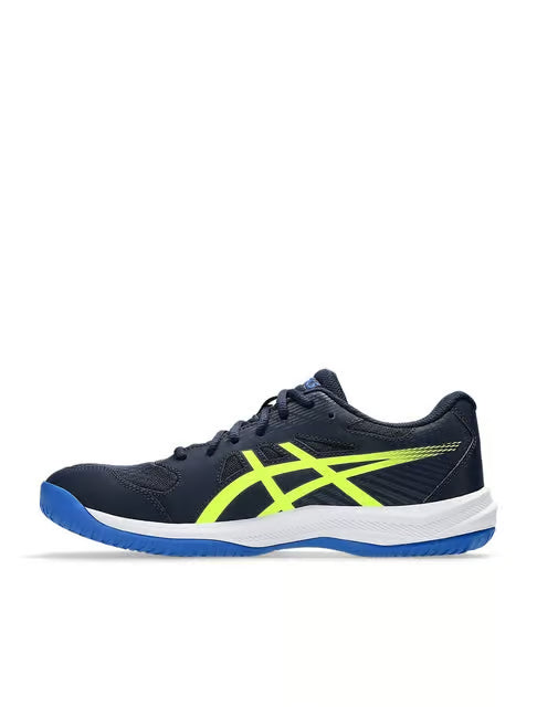 ASICS Upcourt 6 Men's Badminton Shoes – Midnight / Safety Yellow