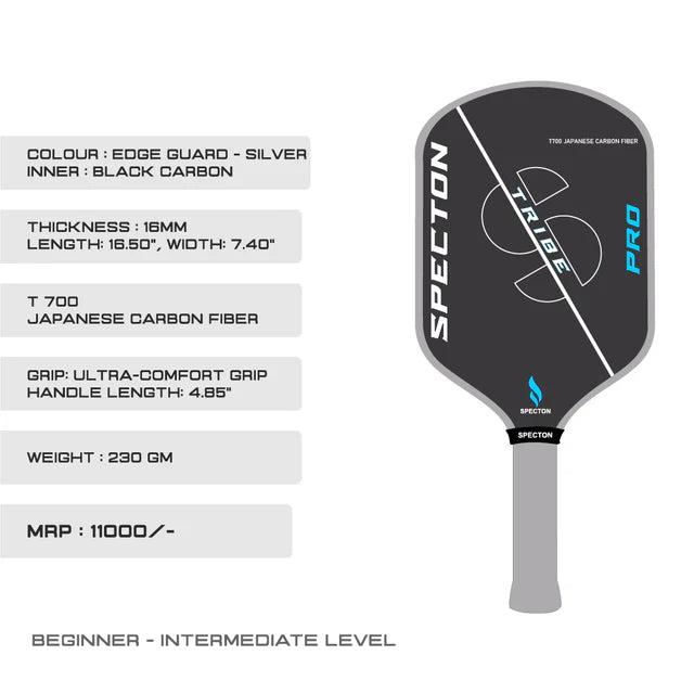 spectun tribe pro pickelball paddle india