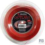 Solinco Oulast 16 string reel 200M red, high durability. Available at probadminton.in.