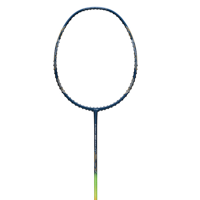 Lining G-Force 3900 Superlite II Badminton Racquet | Navy/ Neon Green