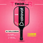 Single Airavat Thor 7408 Paddle (Assorted Colours) - Durable Nomex Core & Ergonomic Grip | ProBadminton.in