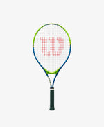 Wilzon Slam 25 Tenis Racquet Blue Greeen – Best Kids Racket for Beginers in India