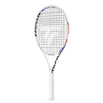 Close-up of Tecnifibre T-Fight Tour 26 racket head with 16x19 string pattern