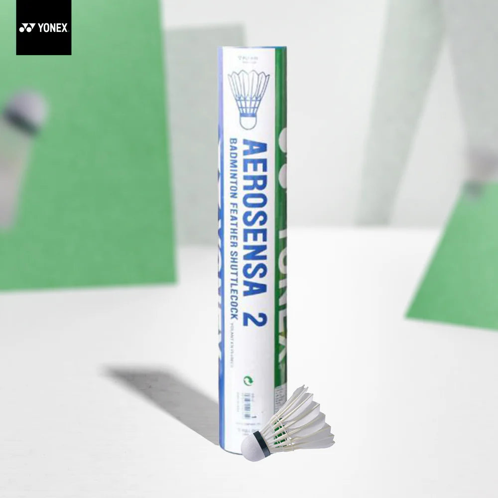 YONEX Aerosensa AS2 Feather Badminton Shuttlecock (Pack of 12)