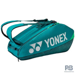Yonex BA92426EX BT6 Pro Badminton Racket Bag Green – Astrox 99 Pro 3rd Gen Edition, 6 racquet capacity with thermal guard and shoe compartment