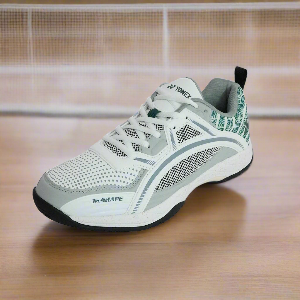 Yonex Tokyo Ultima Badmintan Shoes for Men (White/Porpoise/Vintage Green). Available at probadminton.in.