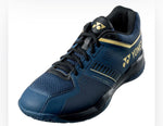 YONEX POWER CUSHION STRIDER FLOW WIDE Badminton Shoe (NAVY/ GOLD)