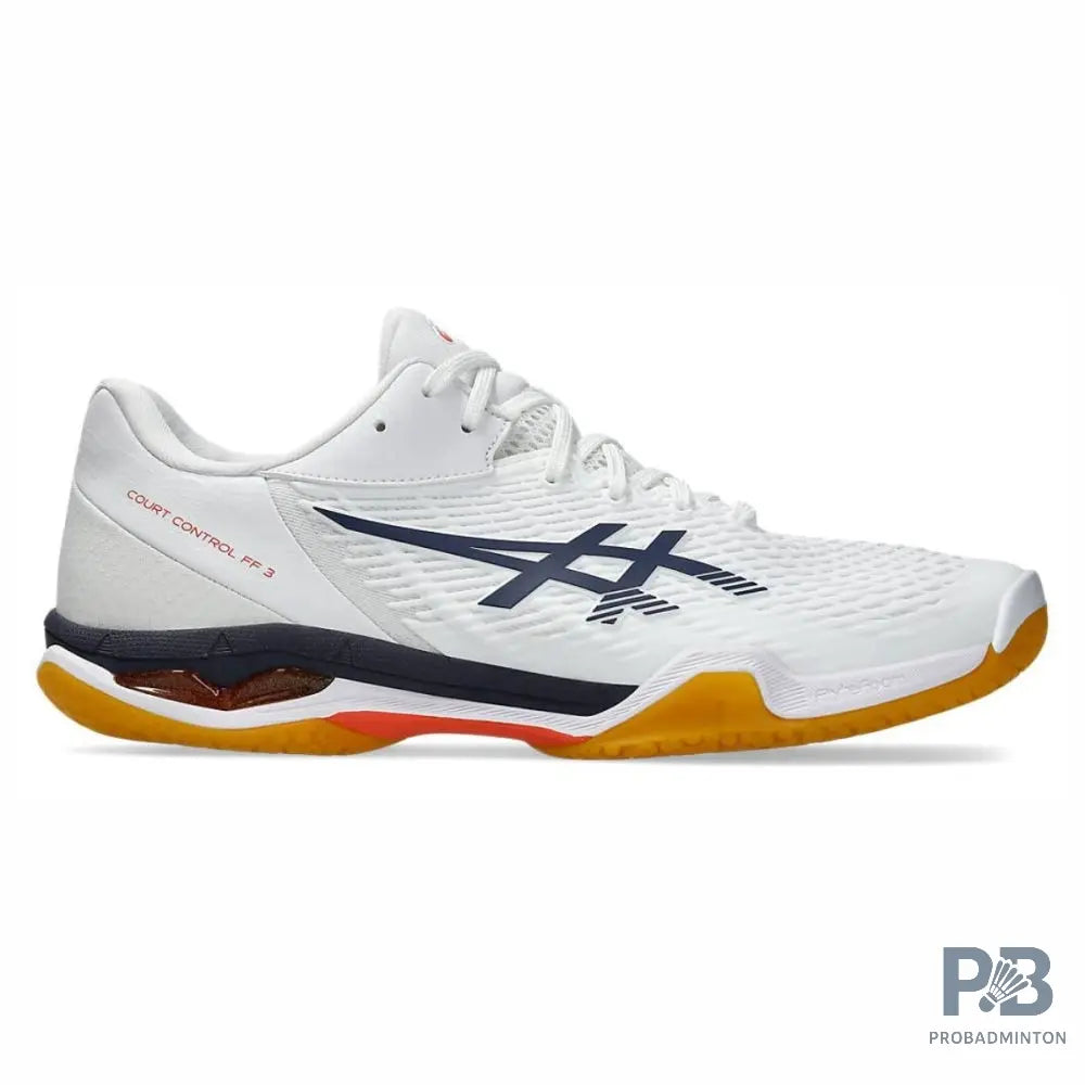 ASICS Court Control FF Indoor Shoes (White/Indigo Fog)