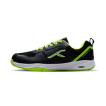 Hundred court shield Badminton Shoes black/lime/white