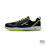 Hundred court shield Badminton Shoes black/lime/white - Probadminton