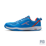 Hundred court shield Badminton Shoes blue/orange/white - Probadminton