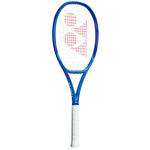 Yonex EZONE 98L tennis racquet, Blast Blue, with a clear view of the stringing pattern and frame. Exclusively at ProBadminton.in.