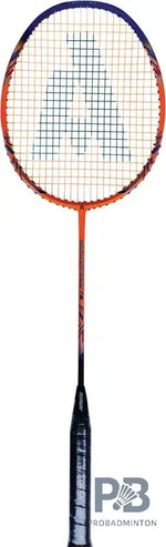 Ashaway Dura Speed 78 badminton racket with full cover.