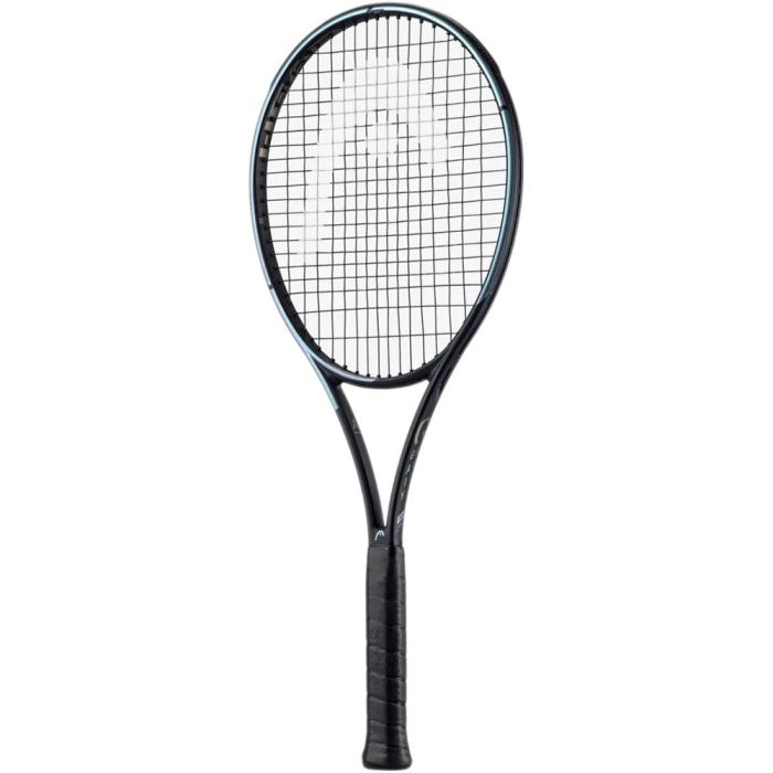 Close-up of the Head Gravity MP 2023 racquet head, showcasing its unique shape optimized for enhanced control. Shop now at probadminton.in.