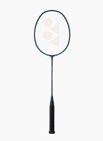 Yonex NANOFLARE 800 TOUR badminton racket in Deep Green, showcasing its slim profile and speed-focused design.