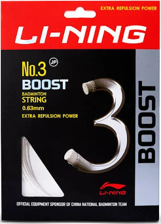 Li-Ning No. 3 Boost Nylon Badminton String with high Repulsion Power