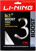 Li-Ning No. 3 Boost Nylon Badminton String with high Repulsion Power - Probadminton