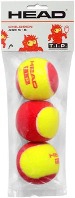 HEAD T.I.P. RED Tenniss Ball for Kids - 75% Slower