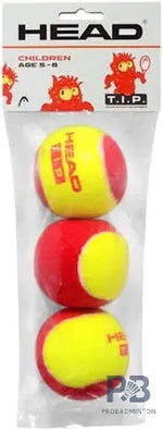 HEAD T.I.P. RED Tenniss Ball for Kids - 75% Slower