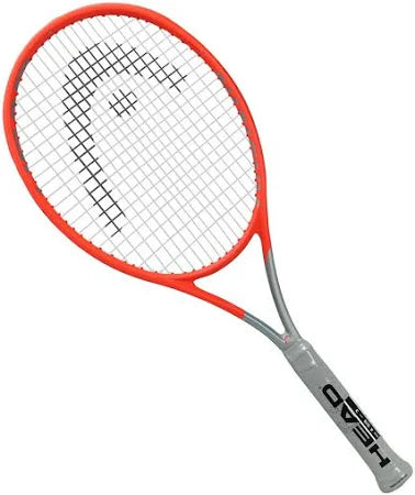 Full view of the HEAD Radical S 2021 tennis racquet in action on a court, held by a competitive player, showcasing its balance of power and precision for any "misspell match." Find it at ProBadminton.in.