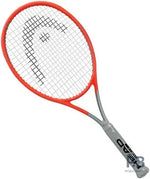 Full view of the HEAD Radical S 2021 tennis racquet in action on a court, held by a competitive player, showcasing its balance of power and precision for any "misspell match." Find it at ProBadminton.in.