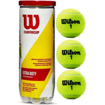 Wilson Championship Tennis Balls | 3-Ball Can, 12-Ball (4 Cans), 72-Ball Carton | All-Court Performance | ProBadminton.in