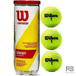 Wilson Championship Tennis Balls | 3-Ball Can, 12-Ball (4 Cans), 72-Ball Carton | All-Court Performance | ProBadminton.in - Probadminton