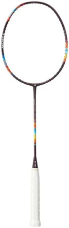 Yonex NANOFLARE 700 TOUR badminton racket in Midnight Purple, showcasing its slim frame for fast swings.