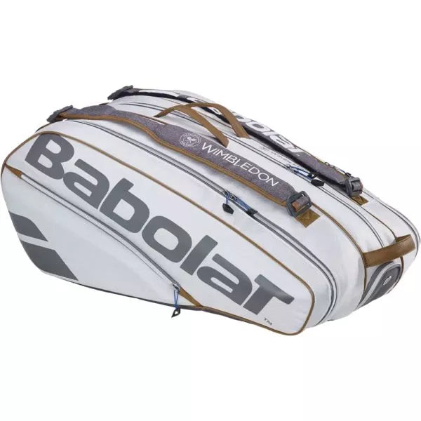 Organize Your Gear: Babolat Pure Wimbledon RH9 Bag with thermal compartment. Find it at ProBadminton.in.